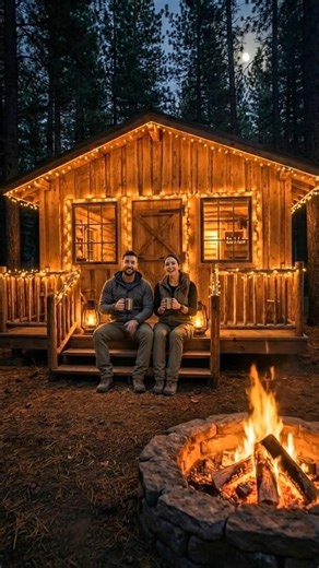 Building a Massive 12x12 Forest Cabin #bushcraft #survival #travel #camping #outdoors