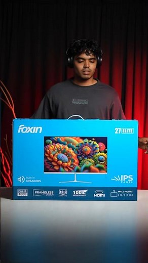 Foxin 27” Elite FHD 100Hz Monitor Unboxing | The Smoothest Office & Gaming Hybrid