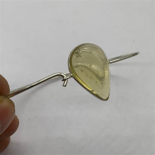 Lemon Quartz Bangle , Natural Lemon Quartz .925 Sterling Silver Bangle, Beautiful Bangle for Her , Bangle for Gift - Etsy