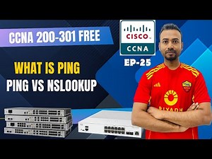 Free CCNA | Day 25 | Mastering Ping & Nslookup Commands | Network Troubleshooting Made Easy!