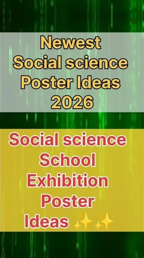 Social Science Poster Ideas 💫 #schoolproject #sstproject School Exhibition #shorts #school