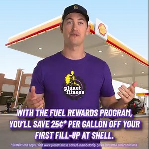 47K views · 244 reactions | Thanks to our new partnership with Shell, it’s easy to get to the gym! Planet Fitness members can now fuel up like race car legend Joey Logano and save 25¢ off per gallon on your first fill-up at Shell with the Fuel Rewards® program. Sign up to start saving! planetfitness.com/pf-membership-perks | Planet Fitness | Facebook