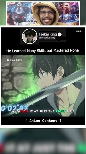 He Learned Many Skills but Mastered None 🥸 badass anime moments