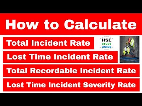 How to Calculate TIR / TRIR / LTIR / LTISR in hindi | HSE STUDY GUIDE