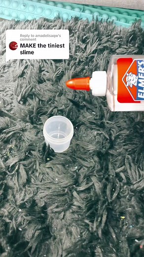 Creating the Tiniest Slime in a Small Container!