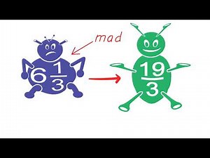 Make mixed numbers MAD by changing them into improper fractions! Grade 4