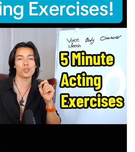 5 Minute Acting Exercises #actingadvice #actingtips #actingvideo #actorslife #actingexercise