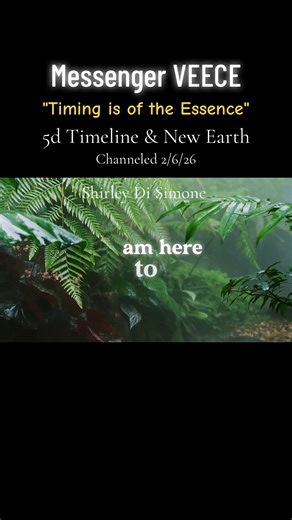 #CapCut pls Like & Share 🙏 I telepathically communicate with a race of beings called VEECE that are here to bring messages about the 5D timeline shift to the new earth. This message is in its entirety as it was received. Channeled February 6, 2026 by Shirley Di Simone. ##shirleydisimone##5dtimelines##newearth##veece