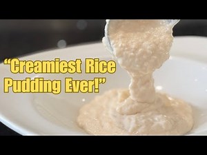 “The Creamiest Rice Pudding Recipe You’ll Ever Try | Easy Homemade Dessert!”