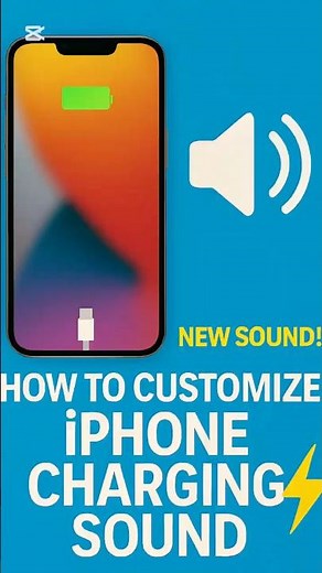 How to Customize iPhone Charging Sound 🔌 | Easy iOS Trick!