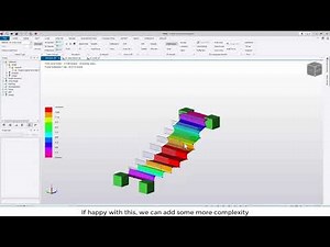 Tekla Structural Designer 2020 - Modelling and analysing stairs