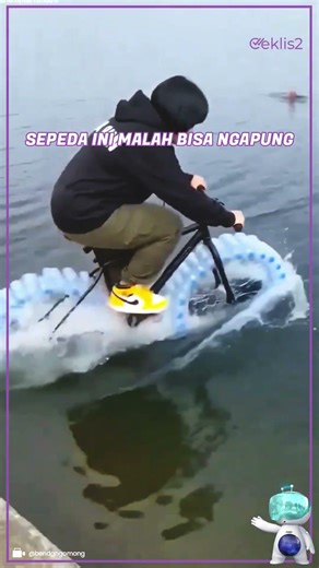 Sepeda Botol Plastik Bisa Jalan di Air! 😱🚲🌊