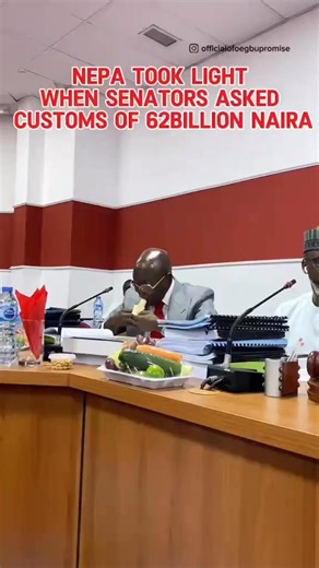 17K views · 123 reactions | How Power went off when customs went to answer query of 62 billion naira at the Senate.   | Edo Videos | Facebook