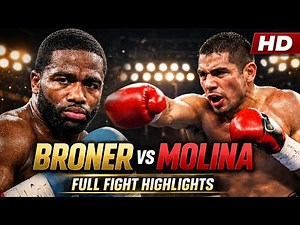 Adrien Broner vs Carlos Molina 🔥 Full Fight Highlights | “The Problem” Dominates at 140lbs | HD