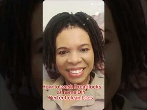 HOW TO WASH DREADLOCKS AT HOME DIY, PERFECTLY CLEAN LOCS #dreadlocks #googletrends #pleasesubscribe