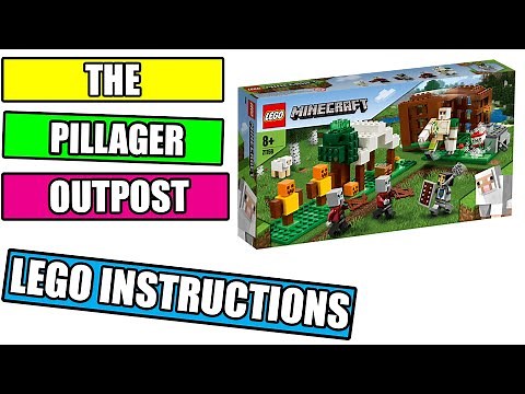 LEGO The Pillager Outpost INSTRUCTIONS - LEGO MINECRAFT 2020 - LEGO SET 21159