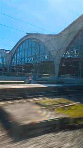 Departure from Leipzig station #windowrails #train #germanytourism #deutschebahn #trainspotting