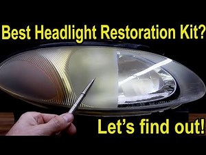 Project Farm tests 7 of the most common headlight restoration kits