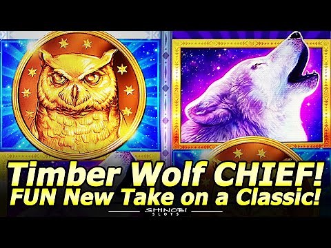 ALL NEW Timber Wolf Chief Slot Machine! Fun Bonuses w ‪@VegasAlbert‬ at Orleans in Las Vegas!