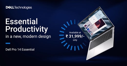 Step into a smarter way of working with the #DellPro 14 Essential. Built with a modern design and essential performance, it's portable, reliable, and ready for every workflow. It keeps your day running smoothly, from quick tasks to long meetings. Get your hands on exciting offers! Learn more: https://del.ly/618275tcI @Intel | Dell Technologies