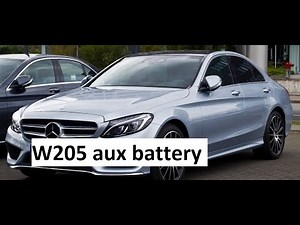 w205 aux battery