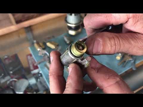 How to remove the clip from a cylinder to rekey