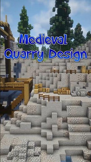 Medieval Quarry Design You NEED for Minecraft!