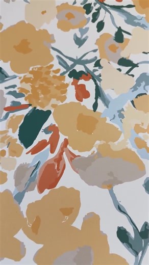 Yellow Floral Refrigerator Decal: Removable Vinyl Fridge Wrap - Etsy