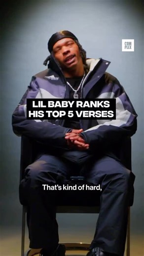 53K views · 70 reactions | Lil Baby ranks the top 5 verses of his career so far  Thoughts? LINK IN @complexmusic BIO to read the full cover story interview and shop the exclusive Lil Baby cover collection featuring Who Decides War. | Complex Music | Facebook