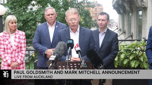 Paul Goldsmith and Mark Mitchell make law and order announcement #HeraldLive | nzherald.co.nz