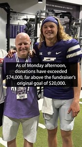 The latest update on Kansas State quarterback Avery Johnson’s fundraiser for Maize High principal Chris Botts, who is battling cancer, shows it nearing an $80,000 goal. #averyjohnson #fundraiser #kwch12 | KWCH 12 News