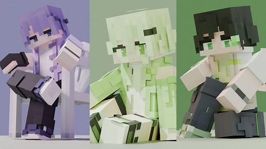 看完包让你学会画MC皮肤！