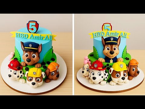 Cake decorating ideas! Decorate a Super Cute PAW Patrol Cake!