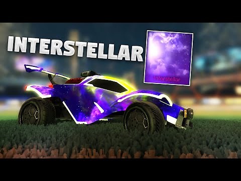 All Painted 'INTERSTELLAR' Black Market Decals On Rocket League