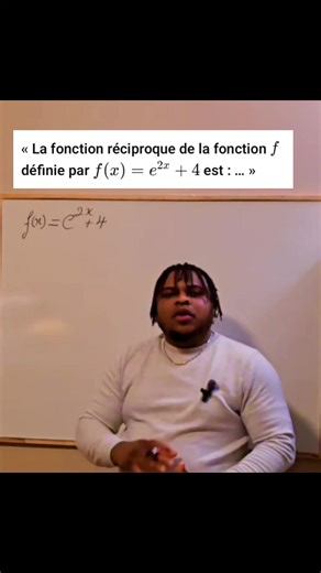 La fonction réciproque. Exo NS4 #pourtoi #math #maths #haitiantiktok #fypシ