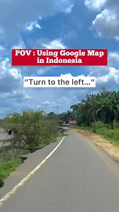 POV: Using Google Map in Indonesia 🇮🇩 Do you trust your virtual assistant? 📱 📽 jalanjalanlagiaja | ASIA Records