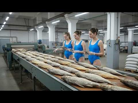 From Sea to Supermarket | Inside a Russian Astrakhan Fish Processing Plant | Next Process Pro.