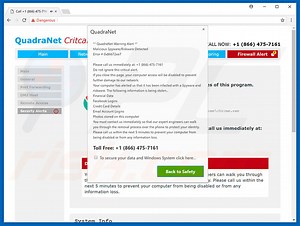 Comcast Cable Warning Alert Scam