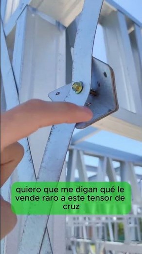 Este tensor para cruz de san andres steel framing, es correcto? #ingenieria #steelframe