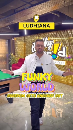 Isher singh khaira on Instagram: "@funkkyworldindia is NOW OPEN in Ludhiana! 🎉🔥 🎱 Pool table te perfect shots 🏒 Air hockey ch full-speed rivalry 🕹️ Arcade & 🥽 VR games 👉 20+ exciting games – sab kuch ek roof thalle! Kids 👶, friends 👫, ya full family squad 👨‍👩‍👧‍👦 Entertainment da full scene set hai, boss! 😎 🎂 Birthday parties | 💍 Engagements | 🧁 Kitty | 🏢 Corporate parties ✨ Custom packages • Party zones • Food & drinks 📍 SCO 52–57, Downtown Market, BRS Nagar, Ludhiana 📞 Call