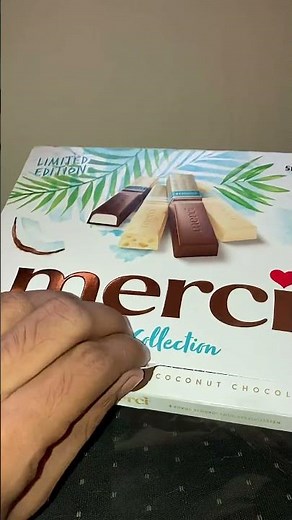Unboxing Merci Chocolate Coconut Collection Limited Edition