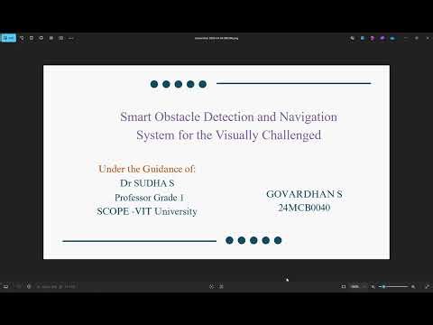 Smart Obstacle Detection and Navigation System for the Visually Challenged