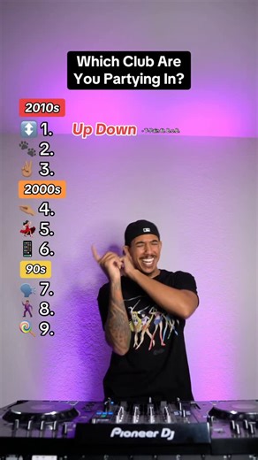 Branden Castillo on Instagram: "Which Club Are You Partying In: 2010s, 2000s or 90s?🪩🥳 These 3 decades were BIG for clubbing💃🏻 Each one had it’s own unique sounds and dances that made them special✨ But if you had to pick one era to go back to and party in, where am I finding you?🤔 And if you want to find all of these eras in ONE building… Then comment “NYE” and I’ll send you the link to grab your tickets for my NYE party in Orlando!🎟️ Can’t wait to party with yall!❤️‍🔥 #dj #party #2000s #