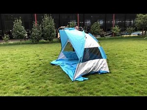 How to set up and fold down the COMMOUDS beach tent