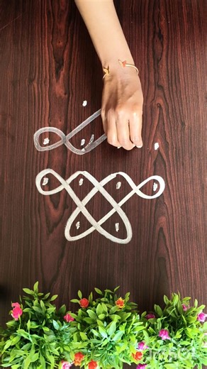 Easy kolam for beginners #easykolam #dailylkolam #muggulu #trending #viral #ytshorts #jdthiran #yt