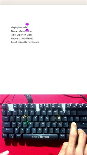 QR Code Insert in MS Word