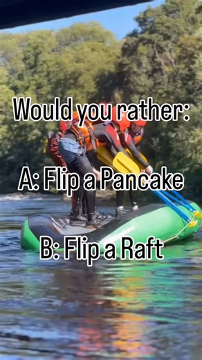 It's Pancake Day, and we're asking the age old question, would you rather flip a raft or a pancake? | Bearded Men Adventures