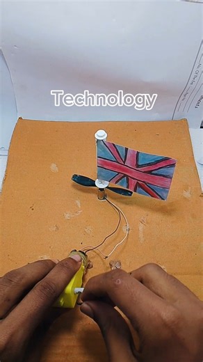 USA Flag Rotation Using Free Energy 🇺🇸 #school #project #trending #shorts #science #dcmotor #diy
