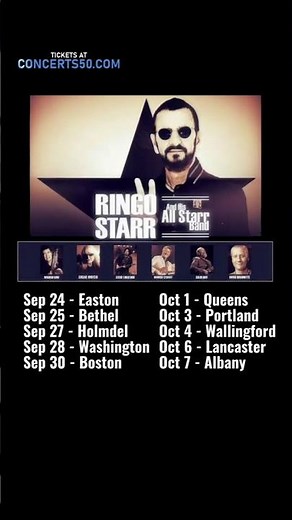 Ringo Starr And His All Starr Band Tour!🎸🎶