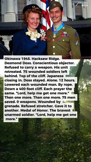 1 Wounded Medic Saved 75 Men: The True Story of Desmond Doss That Hollywood Couldn't Show | Military